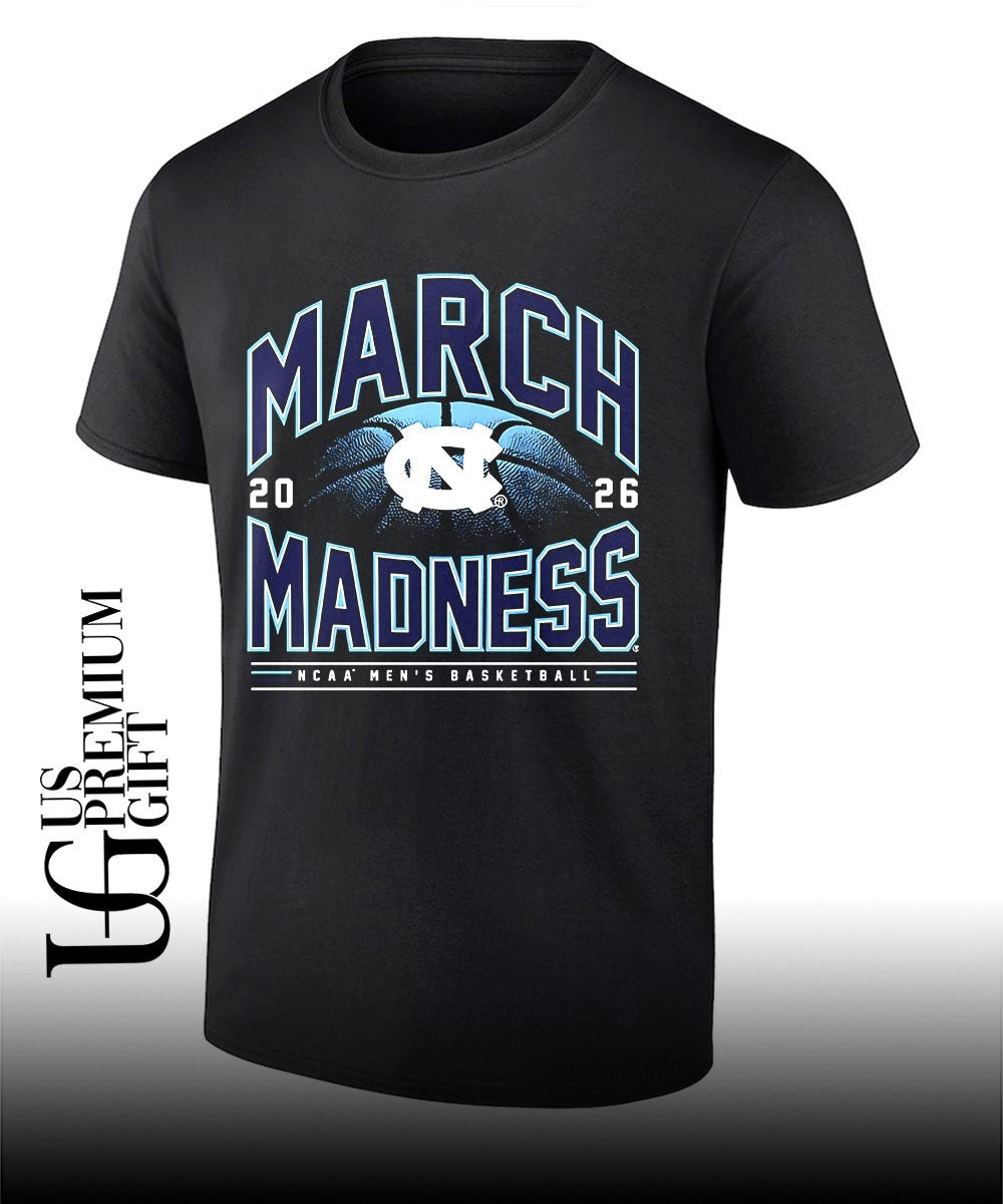 North Carolina Tar Heels Mens basketball 2025-2026 NCAA March Madness shirt Unisex T-shirt, Sweatshirt, Hoodie, Long Sleeve Tee - T-Shirt, Sweatshirt, Hoodie