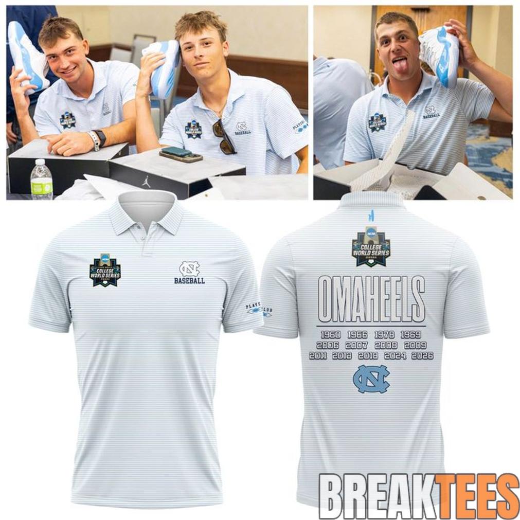 North Carolina Tar Heels OmaHeels 2026 Polo Unisex T-shirt, Sweatshirt, Hoodie, Long Sleeve Tee - T-Shirt, Sweatshirt, Hoodie