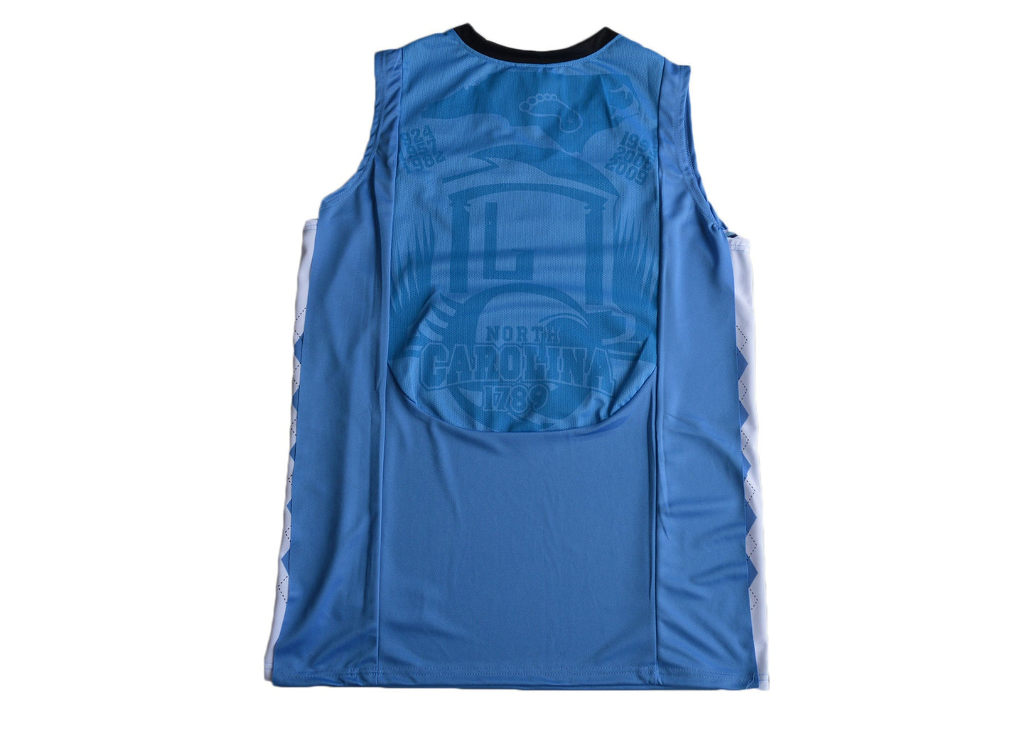 North Carolina Blue Back College Football Jersey football jersey product view 1