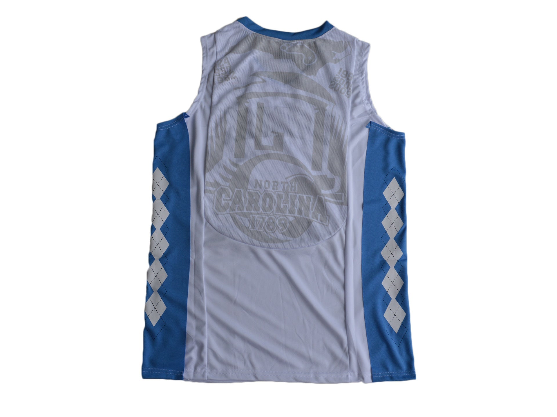 North Carolina White Back College Football Jersey football jersey product view 1