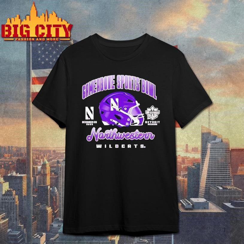 Northwestern Football 2025 Gameabove Sports Bowl Wildcats Shirt Unisex T-shirt, Sweatshirt, Hoodie, Long Sleeve Tee - T-Shirt, Sweatshirt, Hoodie