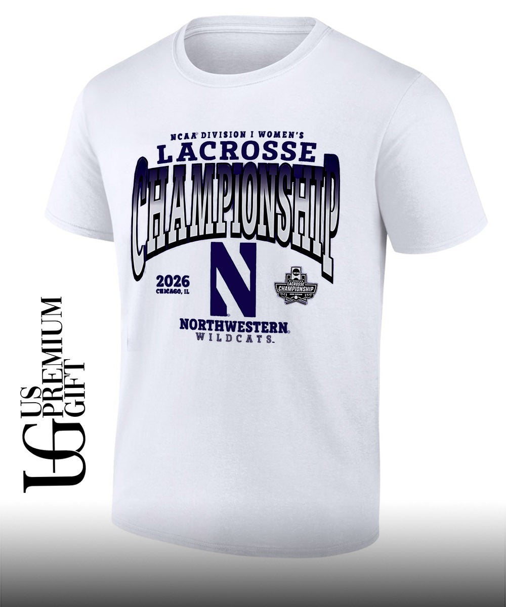 Northwestern Wildcats NCAA Division I Womens Lacrosse Championship 2026 shirt Unisex T-shirt, Sweatshirt, Hoodie, Long Sleeve Tee - T-Shirt, Sweatshirt, Hoodie