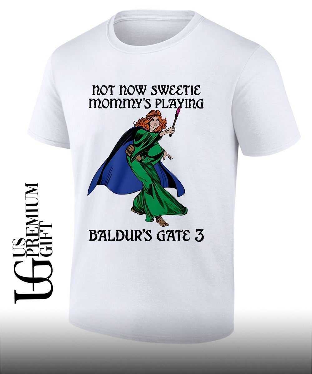 Not Now Sweetie Mommys Playing Game 3 shirt Unisex T-shirt, Sweatshirt, Hoodie, Long Sleeve Tee - T-Shirt, Sweatshirt, Hoodie