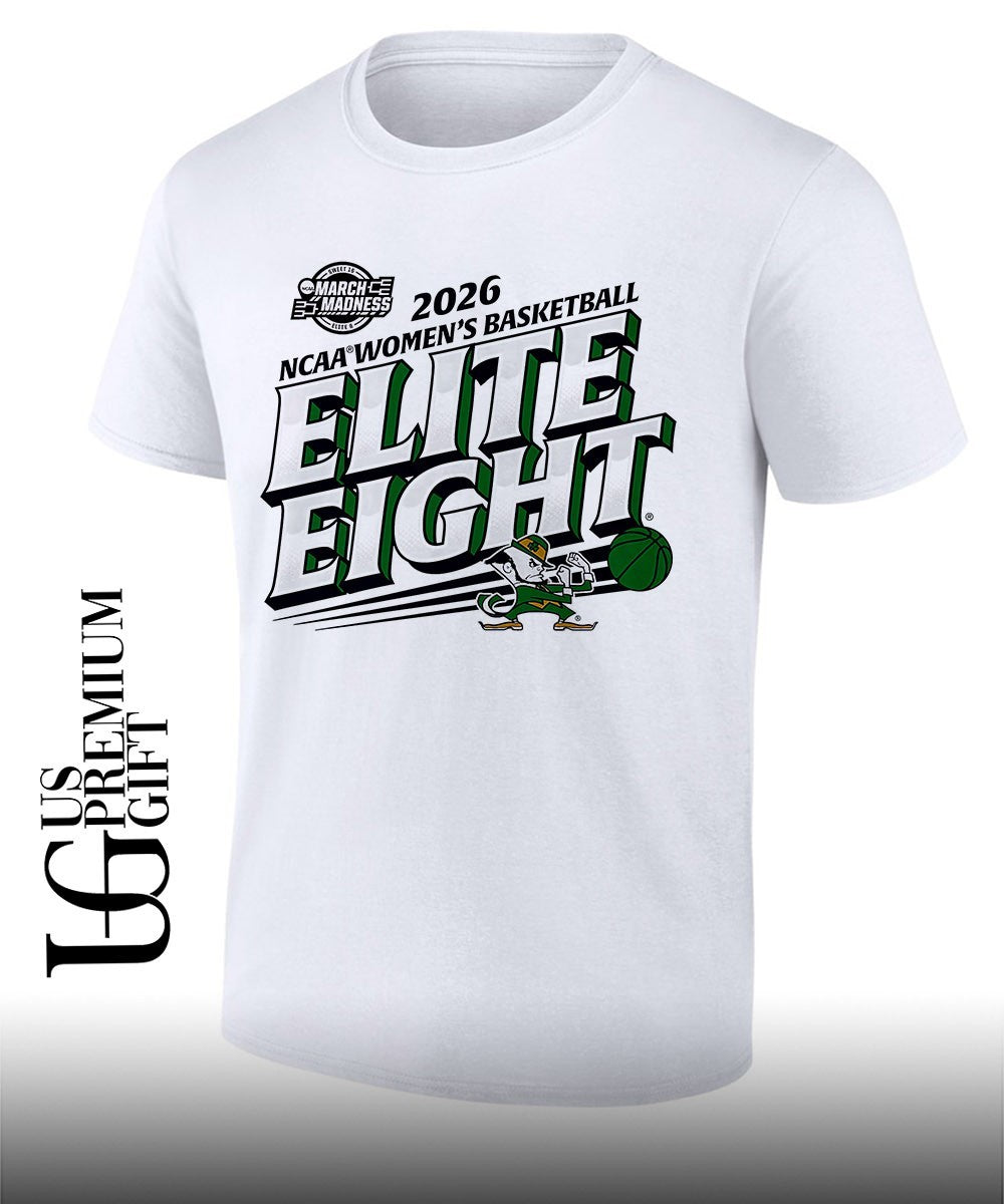Notre Dame Fighting Irish 2026 Elite Eight NCAA Womens basketball shirt Unisex T-shirt, Sweatshirt, Hoodie, Long Sleeve Tee - T-Shirt, Sweatshirt, Hoodie