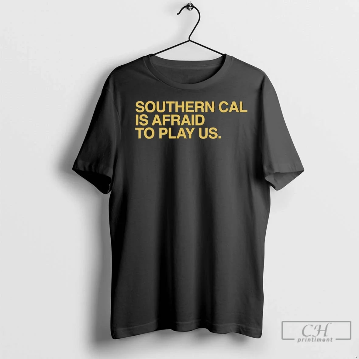 Notre Dame Football Southern Cal Is Afraid To Play Us T Shirts Unisex T-shirt, Sweatshirt, Hoodie, Long Sleeve Tee - T-Shirt, Sweatshirt, Hoodie