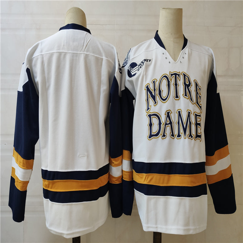 Notre Dame Hockey White College Football Jersey hockey jersey product view 1