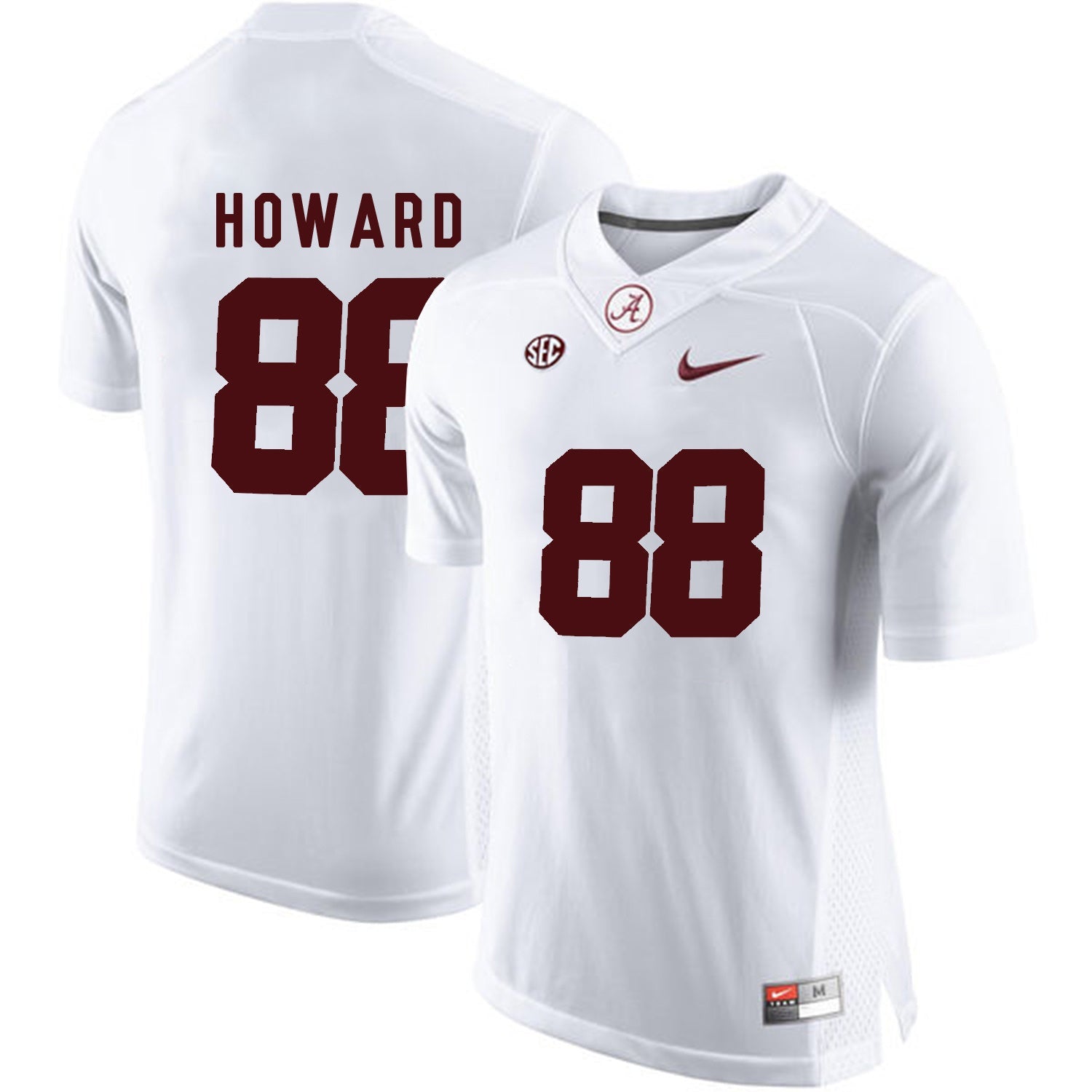 O.J. Howard 88 White College Football Jersey football jersey product view 1