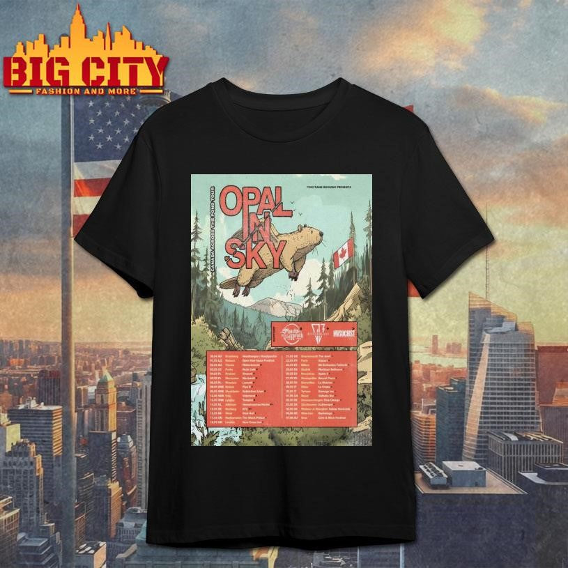OPAL IN SKY Europe And UK Spring 2026 Tour Poster shirt Unisex T-shirt, Sweatshirt, Hoodie, Long Sleeve Tee - T-Shirt, Sweatshirt, Hoodie