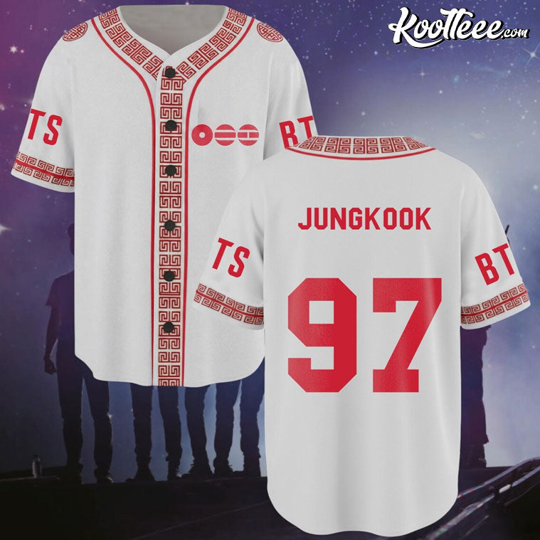 OT7 Reunion Traditional BTS World Tour Arirang Album Baseball Jersey baseball jersey product view 1