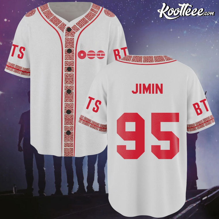 OT7 Reunion Traditional BTS World Tour Arirang Album Baseball Jersey baseball jersey product view 4