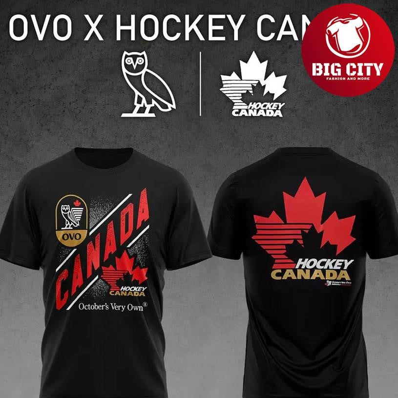 OVO x Hockey Canada Two Sided Shirt Unisex T-shirt, Sweatshirt, Hoodie, Long Sleeve Tee - T-Shirt, Sweatshirt, Hoodie