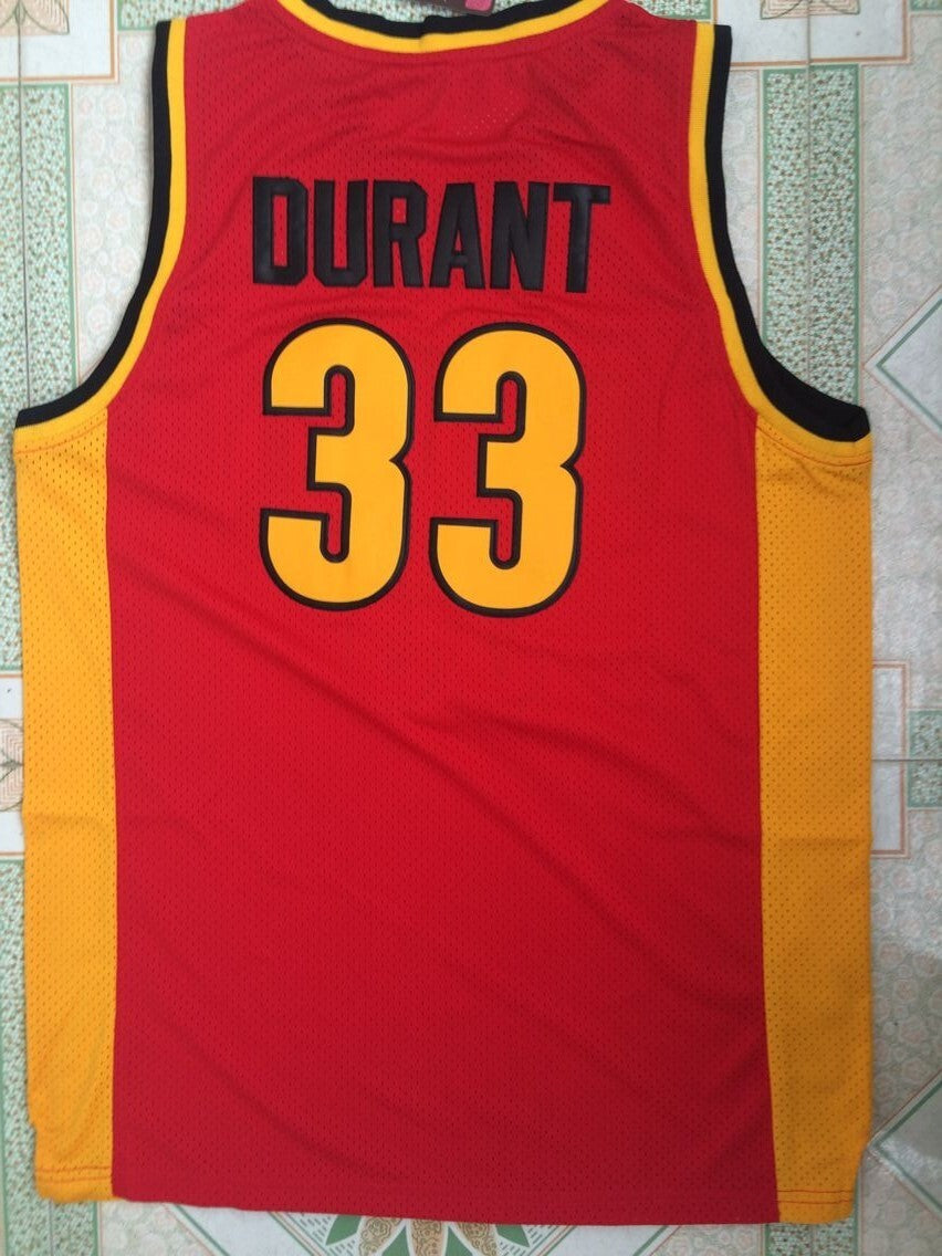 Oak Hill High School 33 Kevin Durant Durant High School Style 1 College Football Jersey football jersey product view 1