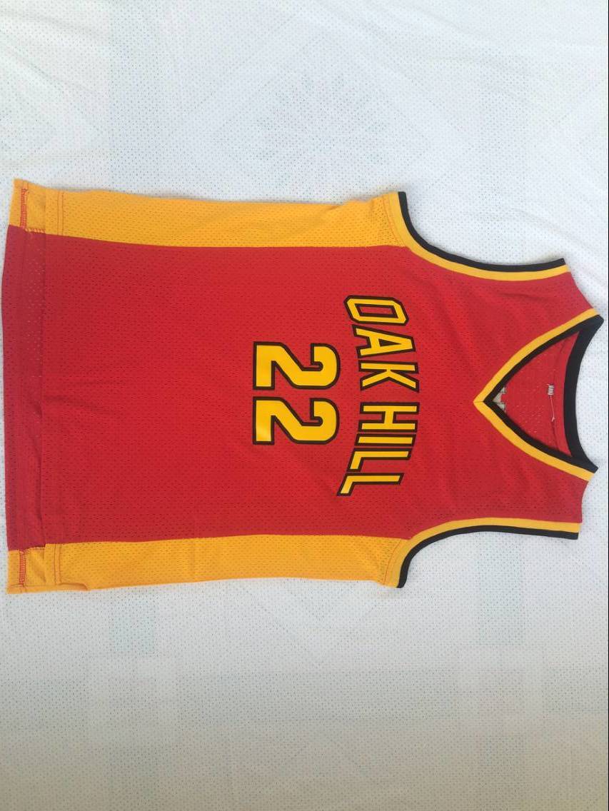 Oak Hill High School #22 Carmelo Anthony Anthony High School 22 # Red Jersey Style 4 College Football Jersey football jersey product view 1