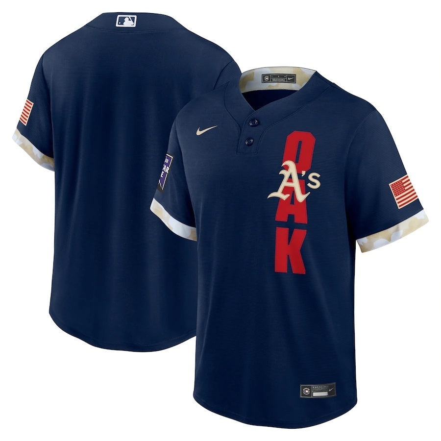 Oakland Athletics Baseball Jersey baseball jersey product view 1