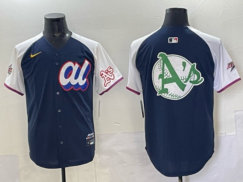 Oakland Athletics Athletics 25 All-Star Style 2 Baseball Jersey baseball jersey product view 1