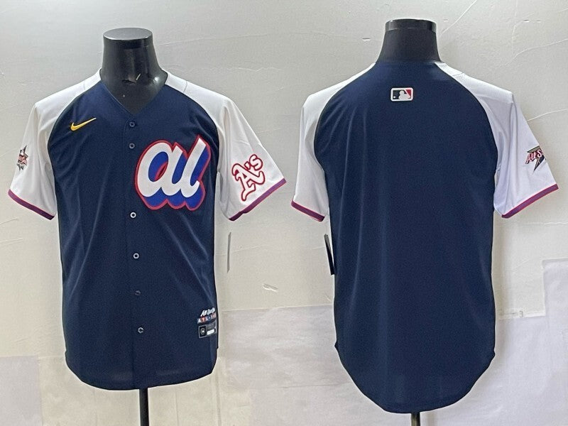 Oakland Athletics Athletics 25 All-Star Style 4 Baseball Jersey baseball jersey product view 1