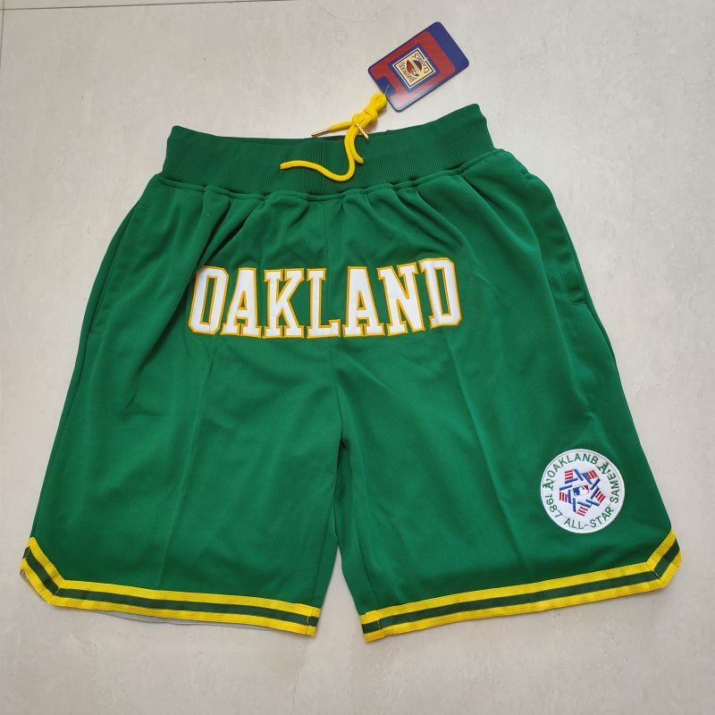 Oakland Athletics Baseball 1987 All-Star Team Green Shorts Style 6 Baseball Jersey baseball jersey product view 1