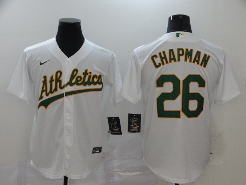 Oakland Athletics #26 Matt Chapman Fan Edition 760 Baseball Jersey baseball jersey product view 1
