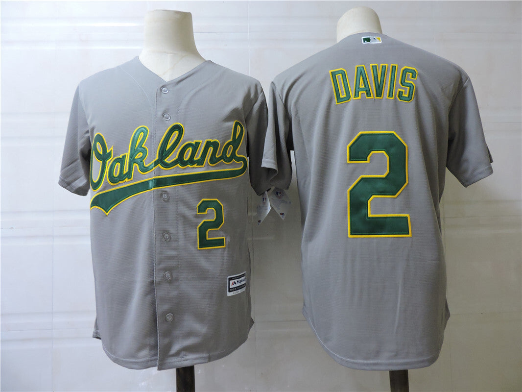 Oakland Athletics #2 Style 2 Baseball Jersey baseball jersey product view 1