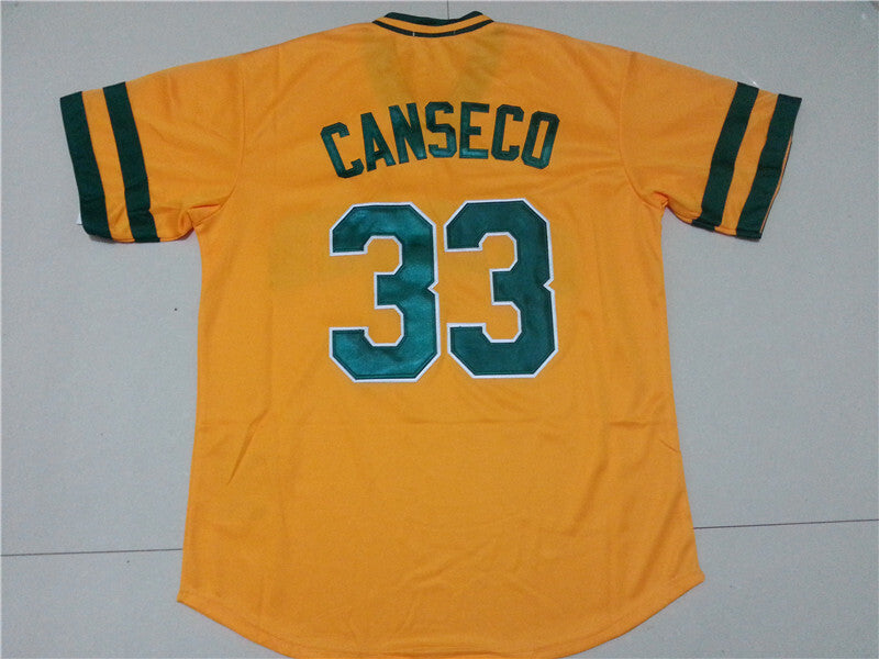 Oakland Athletics #33 Style 2 Baseball Jersey baseball jersey product view 1