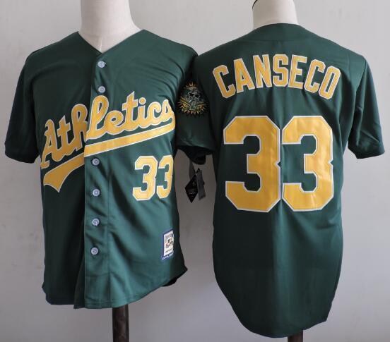 Oakland Athletics #33 Style 5 Baseball Jersey baseball jersey product view 1