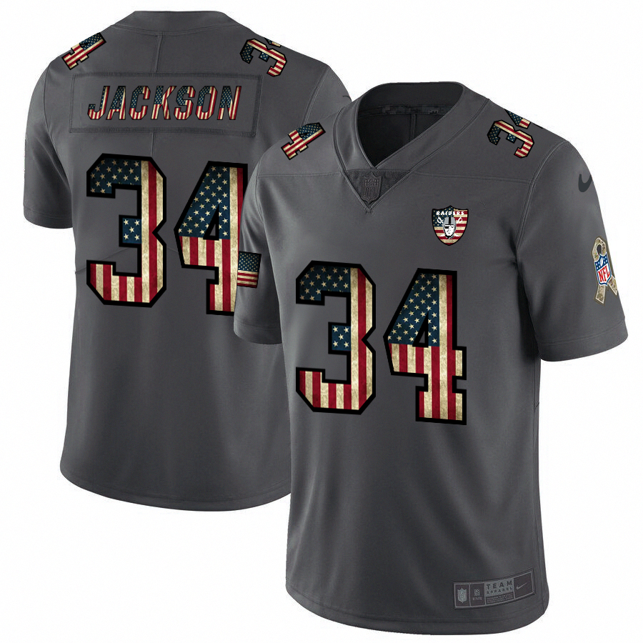Oakland Raiders Style 5 Football Jersey football jersey product view 1