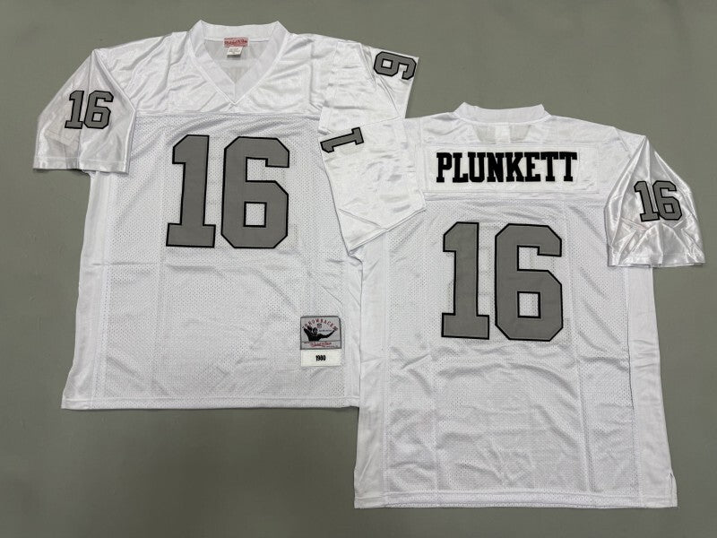 Oakland Raiders #16 Jim Plunkett Los Angeles Raiders Style 2 Football Jersey football jersey product view 1