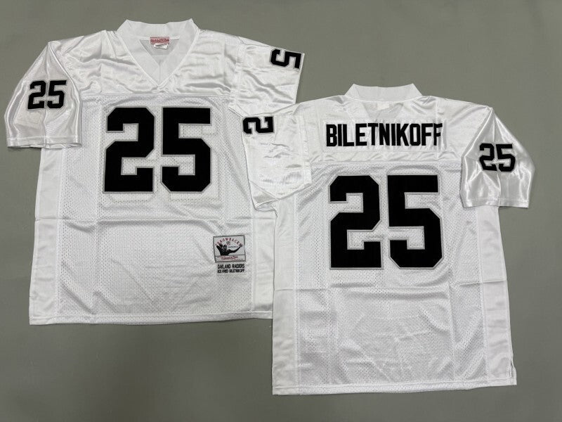 Oakland Raiders #25 Fred Biletnikoff Los Angeles Raiders Style 4 Football Jersey football jersey product view 1