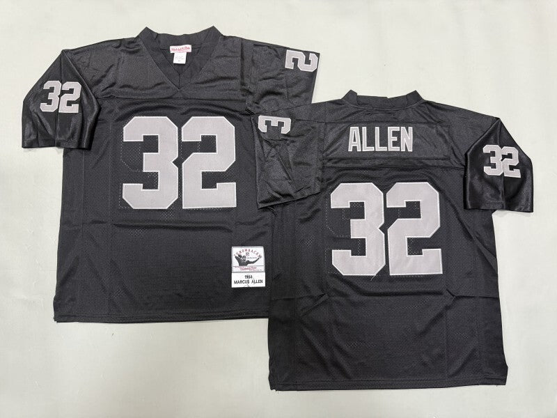 Oakland Raiders #32 Marcus Allen Los Angeles Raiders Style 2 Football Jersey football jersey product view 1