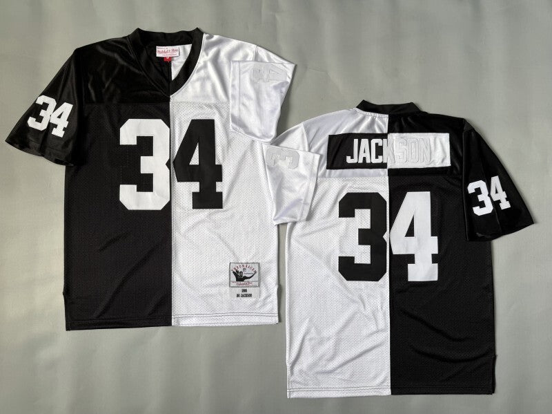 Oakland Raiders #34 Bo Jackson Los Angeles Raiders Style 5 Football Jersey football jersey product view 1