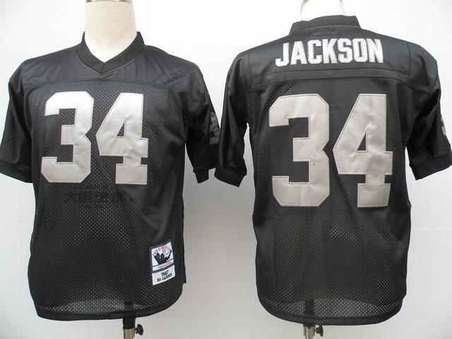 Oakland Raiders #34 Bo Jackson Style 2 Football Jersey football jersey product view 1