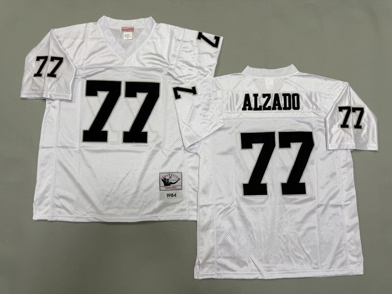 Oakland Raiders #77 Lyle Alzado Los Angeles Raiders Style 2 Football Jersey football jersey product view 1