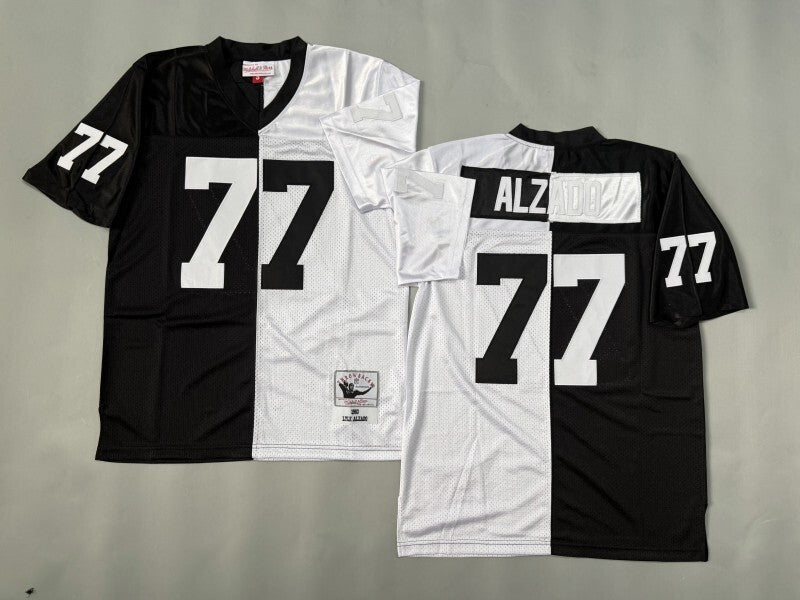 Oakland Raiders #77 Lyle Alzado Los Angeles Raiders Style 4 Football Jersey football jersey product view 1