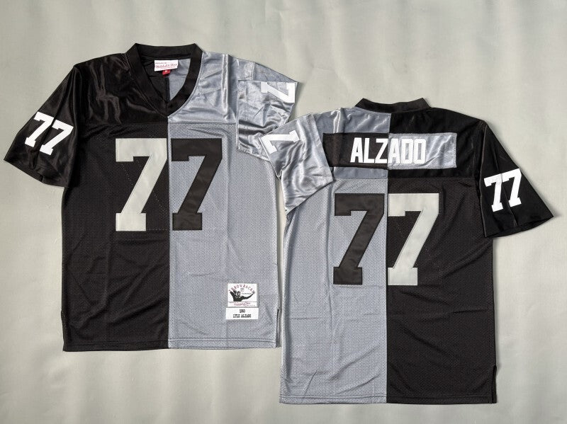Oakland Raiders #77 Lyle Alzado Los Angeles Raiders Style 5 Football Jersey football jersey product view 1