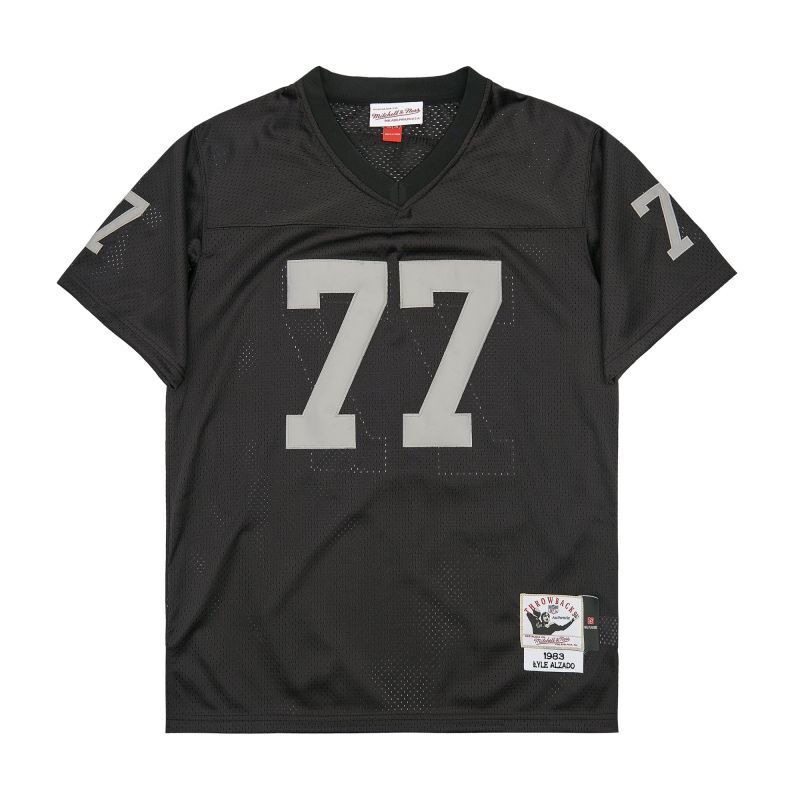 Oakland Raiders #77 Lyle Alzado Style 2 Football Jersey football jersey product view 1