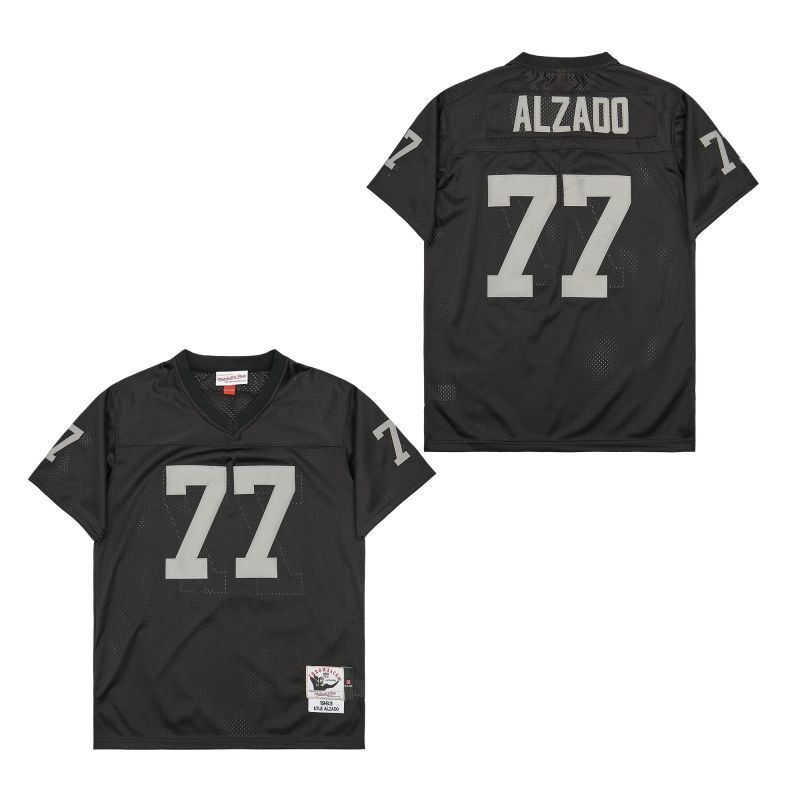 Oakland Raiders #77 Lyle Alzado Style 3 Football Jersey football jersey product view 1