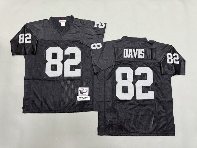 Oakland Raiders #82 Ai Davis Los Angeles Raiders Football Jersey football jersey product view 1