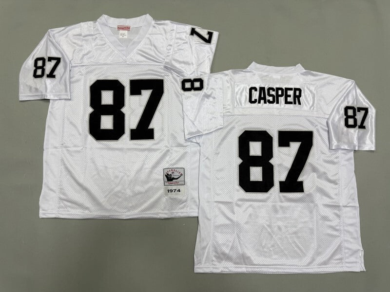 Oakland Raiders #87 Dave Casper Los Angeles Raiders Style 2 Football Jersey football jersey product view 1