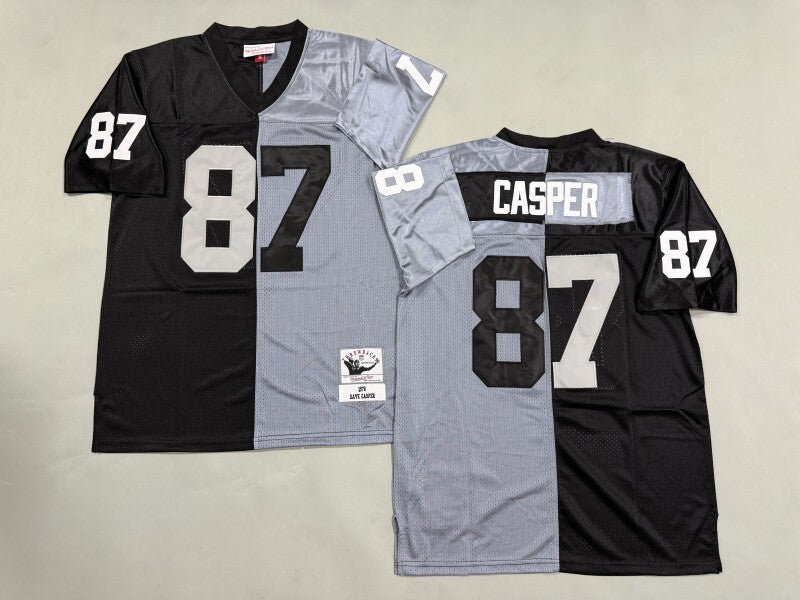 Oakland Raiders #87 Dave Casper Los Angeles Raiders Style 3 Football Jersey football jersey product view 1