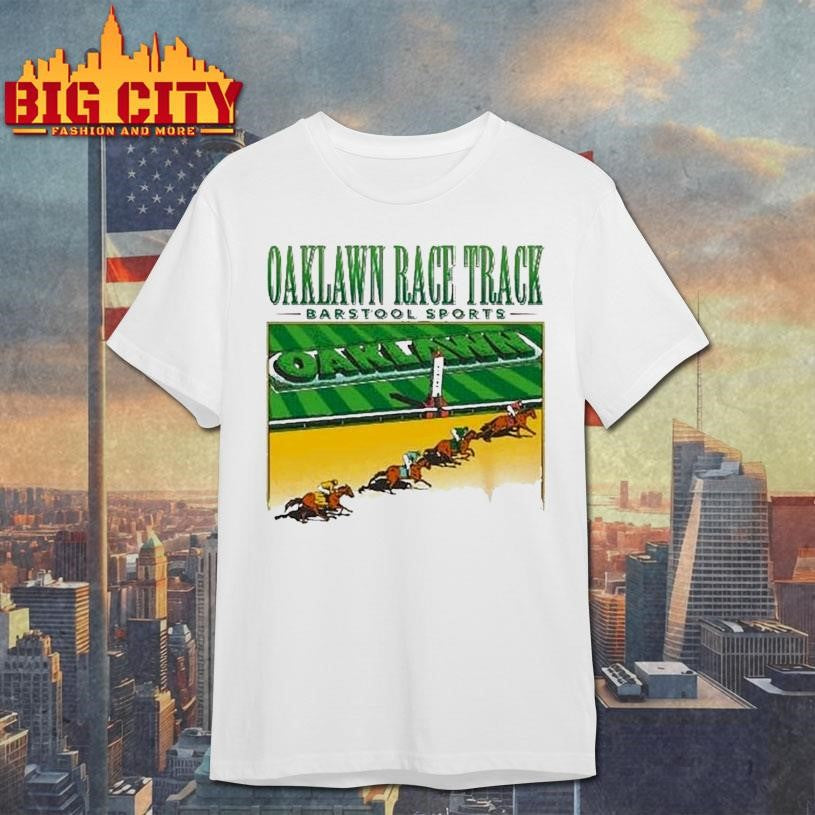 Oaklawn X Barstool Sports Race Track Shirt Unisex T-shirt, Sweatshirt, Hoodie, Long Sleeve Tee - T-Shirt, Sweatshirt, Hoodie