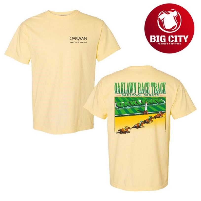 Oaklawn x Barstool Sports Race Track Two Sided Shirt Unisex T-shirt, Sweatshirt, Hoodie, Long Sleeve Tee - T-Shirt, Sweatshirt, Hoodie