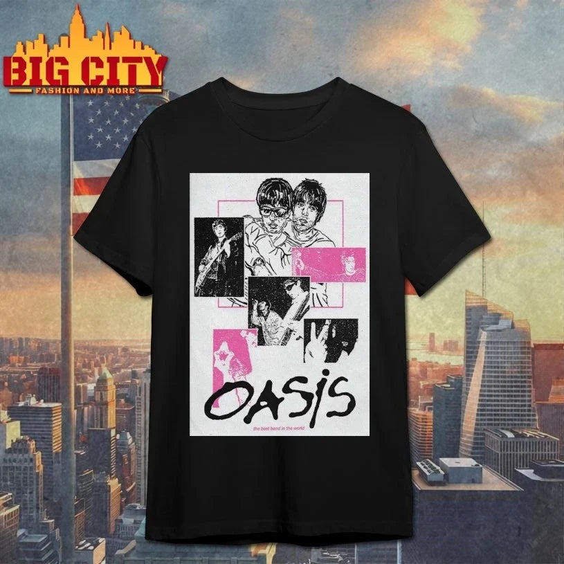 Oasis The Best Band In The World Poster shirt Unisex T-shirt, Sweatshirt, Hoodie, Long Sleeve Tee - T-Shirt, Sweatshirt, Hoodie