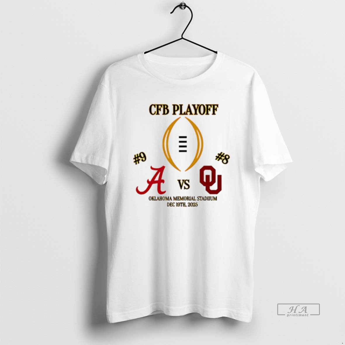 Official 2025 Cfp First Rd Game 1 Alabama Vs Oklahoma - T-Shirt, Sweatshirt, Hoodie