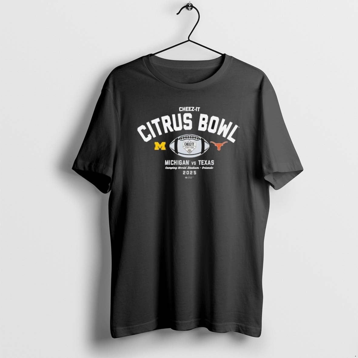 Official 2025 Cheez It Citrus Bowl Michigan Wolverines Vs Texas Longhorns Logo - T-Shirt, Sweatshirt, Hoodie
