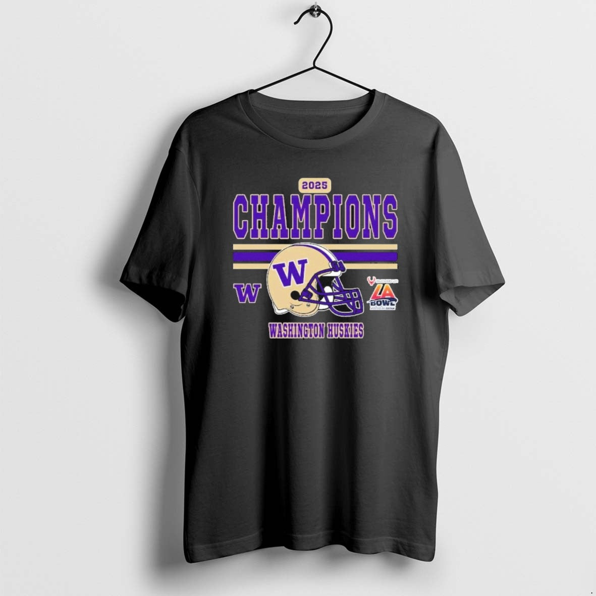 Official 2025 La Bowl Champions Washington Huskies Football Champions 2025 Bucked Up La Bowl Hosted - T-Shirt, Sweatshirt, Hoodie