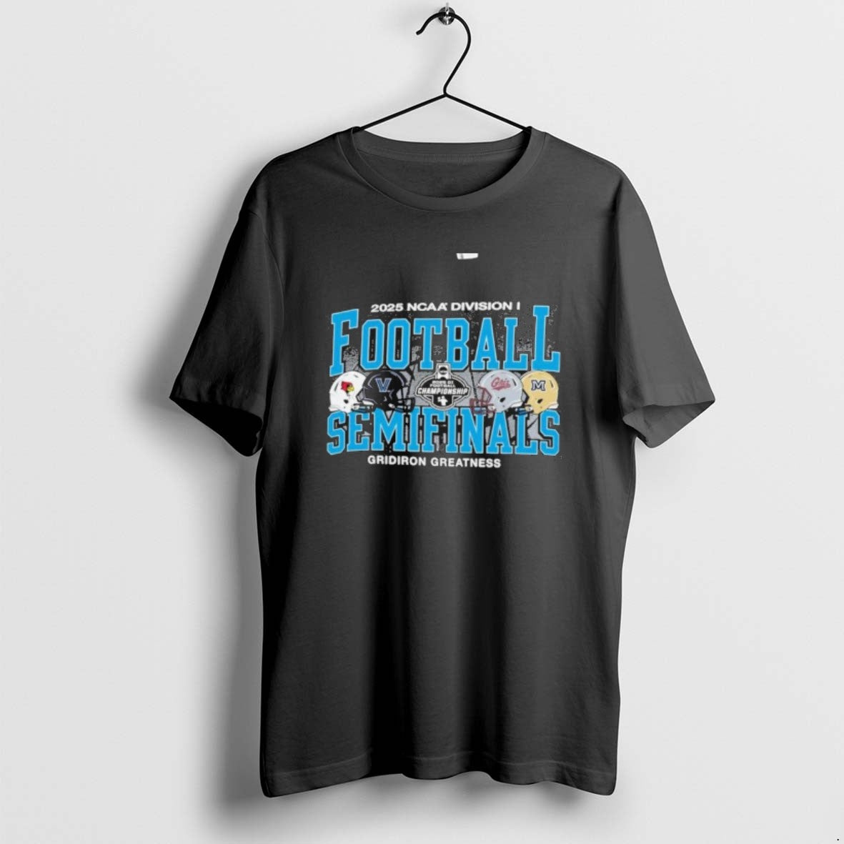 Official 2025 Ncaa Di Football Semifinals Teams - T-Shirt, Sweatshirt, Hoodie