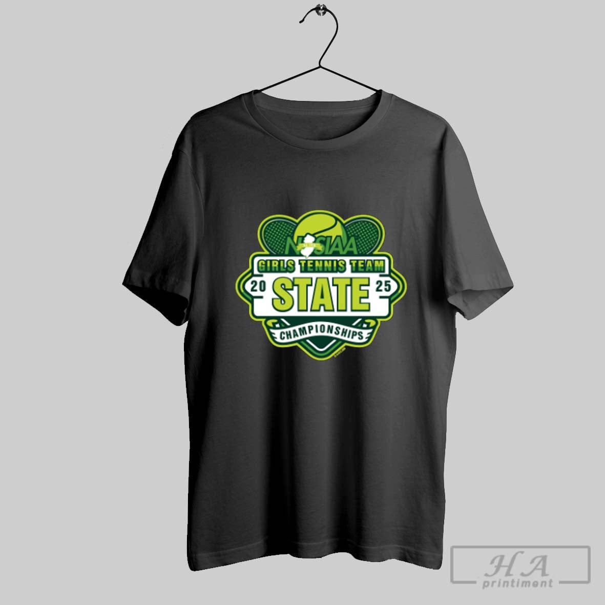 Official 2025 Njsiaa Girls Tennis Team State Championship Logo Unisex T-shirt, Sweatshirt, Hoodie, Long Sleeve Tee - T-Shirt, Sweatshirt, Hoodie