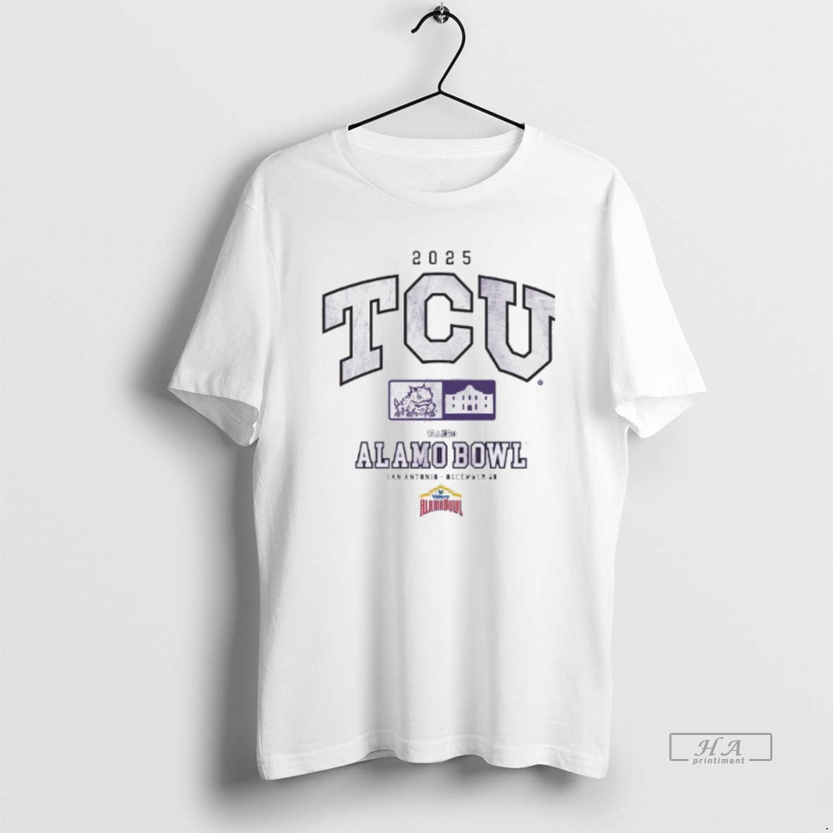 Official 2025 Valero Alamo Bowl Tcu Horned Frogs - T-Shirt, Sweatshirt, Hoodie