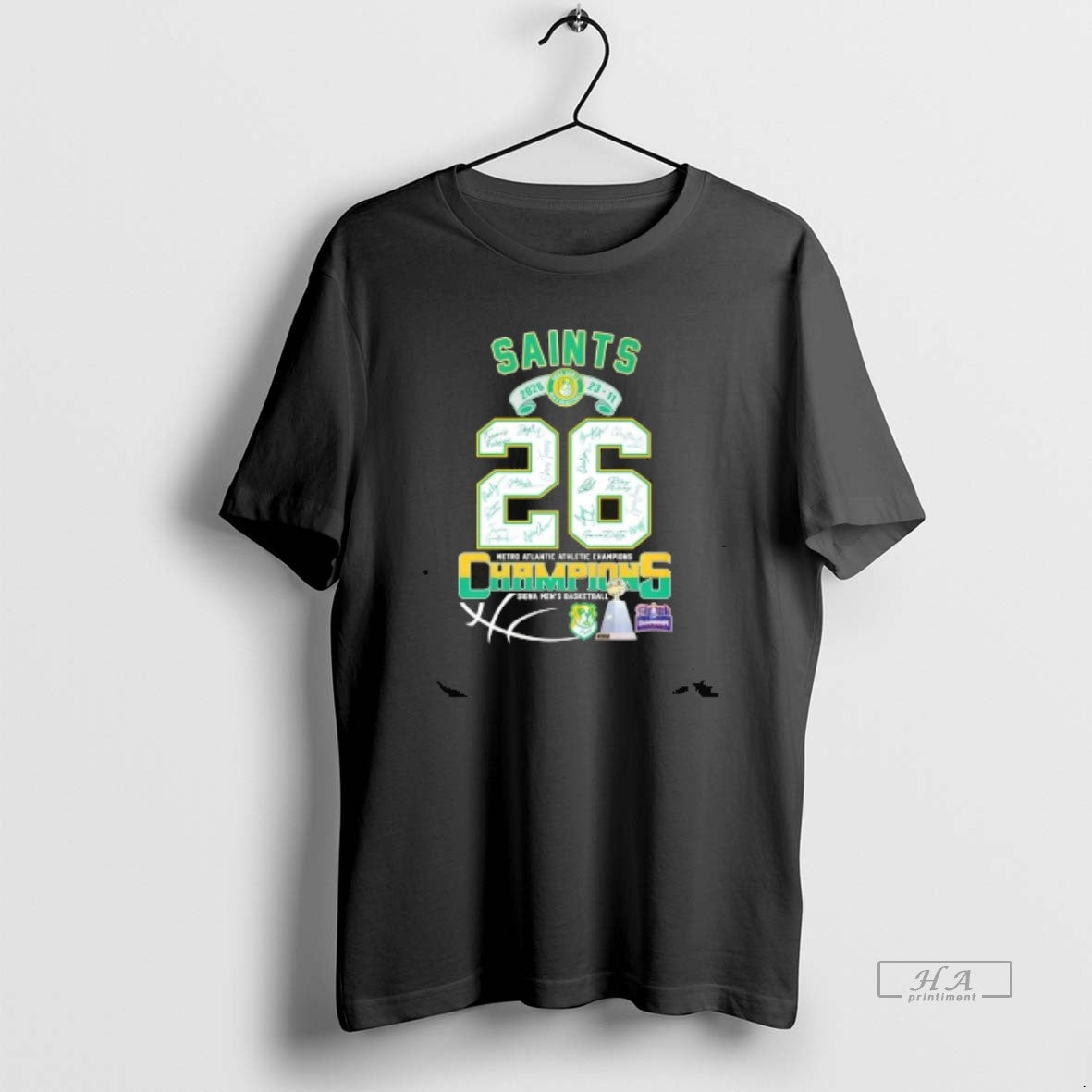 Official 2026 21 11 Siena Saints Mens Basketball Metro Atlantic Athletic Champions Unisex T-shirt, Sweatshirt, Hoodie, Long Sleeve Tee - T-Shirt, Sweatshirt, Hoodie