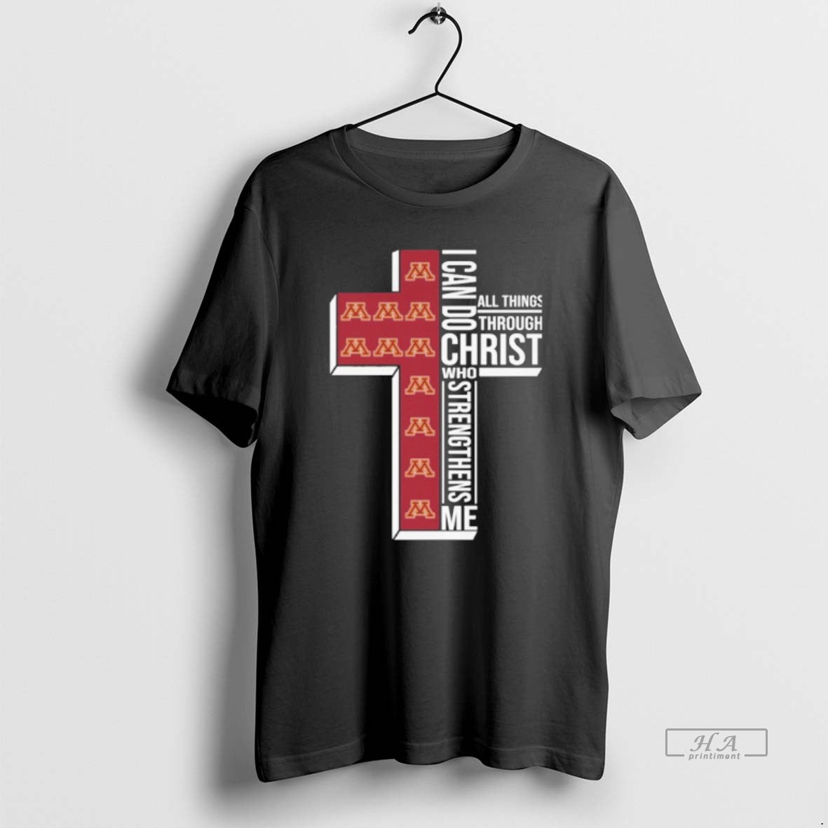 Official 2026 Minnesota Golden Gophers I Can Do All Things Through Christ Who Strengthens Me - T-Shirt, Sweatshirt, Hoodie
